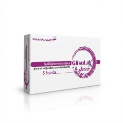 Pharmamed GlisuLax Junior čepići glicerola za djecu 5 komada