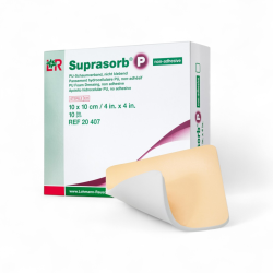 L&R Suprasorb P pjenasta prekrivka za rane 10x10cm, 1 komad