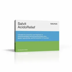 Salvit AcidoRelief tablete za žvakanje, 24 komada za ublažavanje želučanih tegoba
