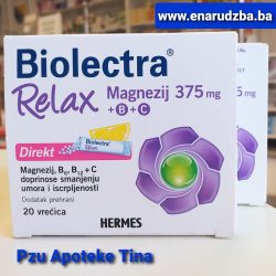 Biolectra Relax 375 mg +B+C Direct a 20 vrećica