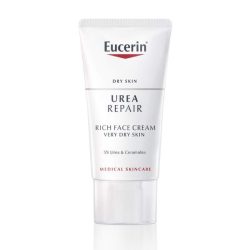 Eucerin UreaRepair krema za lice s 5% ureje i ceramidima, 50 ml