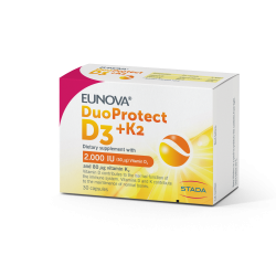 STADA Eunova DuoProtect D3+K2 kapsule a30, Doprinosi normalnoj funkciji imuniteta i jakim kostima