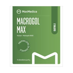 MACROGOL MAX Mikroklizme za odrasle 4 komada, Za olakšano pražnjenje crijeva.