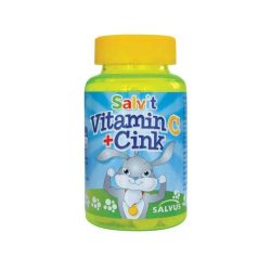 SALVIT VITAMIN C + CINK žele bomboni a 60, Dodatak prehrani za normalnu funkciju imuniteta