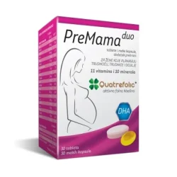 Alkaloid PreMama duo Quatrefolic tablete i kapsule 30+30