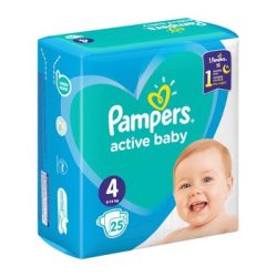 PAMPERS ACTIVE BABY 4,  9-14 kg, 25 kom.