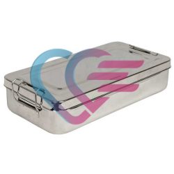 POSUDA ZA STERILIZACIJU SA ZATVARAČIMA, INOX, 30x15x6 cm, G