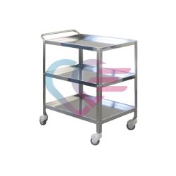 KOLICA INOX 70x50x82 cm S 3 POLICE