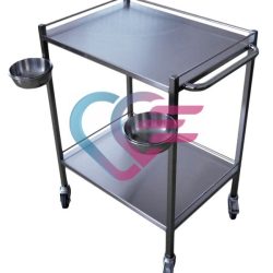 KOLICA ZA INSTR. 600x450x800 mm, 2 inox police