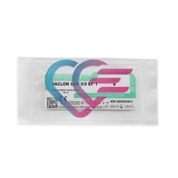 KONAC DACLON NYLON 5/0 igla 3/8 cir. cut. 12mm